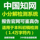 知網小分解查重多少錢？